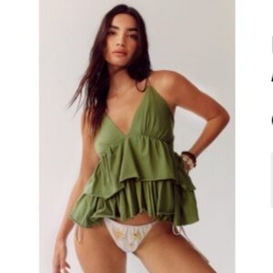 Nasty gall olive green top